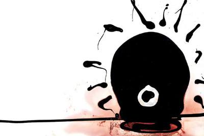 Dibujo de Frederic Amat para  Las mil y una noches .