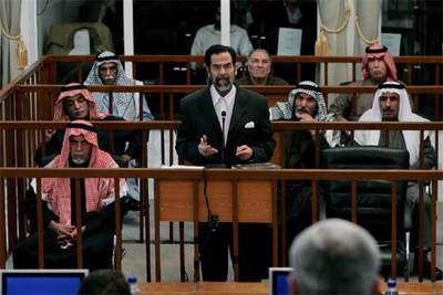 Nuevo aplazamiento del proceso contra Sadam