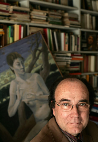 Francisco Calvo Serraller, ayer en Madrid.