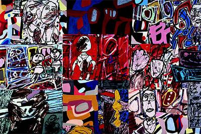 'Vicisitudes' (1977), Jean Dubuffet.