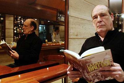 Javier Coma, en la presentación de su  Diccionario de la caza de brujas. 