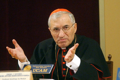 Antonio María Rouco Varela, cardenal arzobispo de Madrid.