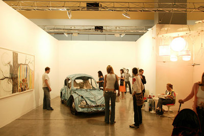 Un aspecto de la feria de arte Miami Beach Art Basel.