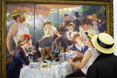  Le dejeuner des Canotiers,   de Renoir, una de las obras de la colección Phillips.