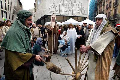 El pesebre viviente de Sant Guim de la Plana se promociona