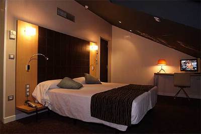 Una de las habitaciones de la Posada del Peine, Madrid