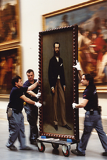 Trastienda de una exposición