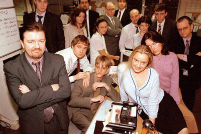Los actores principales de la serie   The office.  