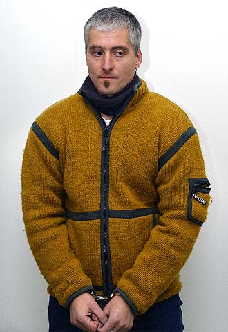 Javier García Gaztelu,  Txapote,  tras ser entregado a España.