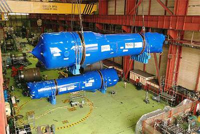 Embarque de generadores de vapor de Ensa hacia la central estadounidense de Beaver Valley.