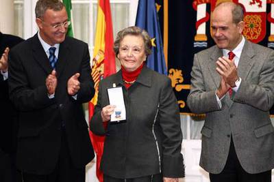 Medalla al mérito en el trabajo.