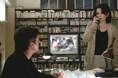 Daniel Auteuil y Juliette Binoche, en  Caché,  de Michael Haneke.