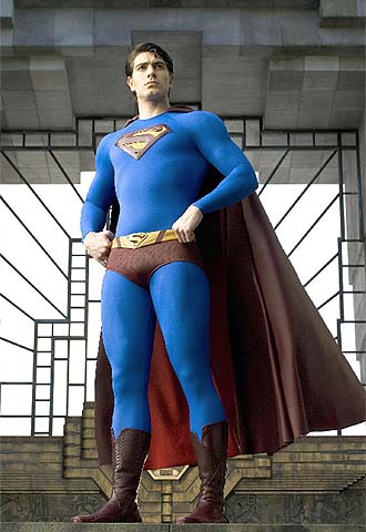 El actor Brandon Routh, en  Superman returns. 