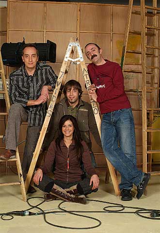Gonzalo de Castro, Leandro Rivera, Cristina Peña y Santi Rodríguez, de  7 vidas .
