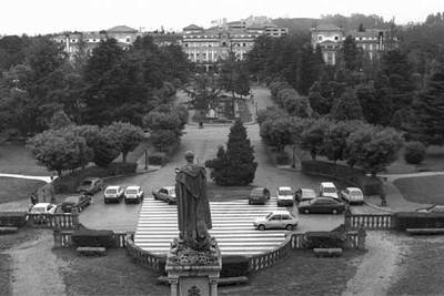Vista del campus de la Universidad de Santiago.