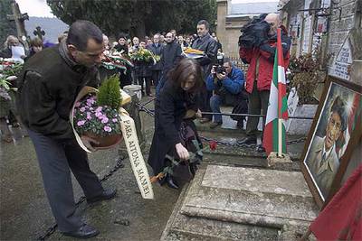 Homenaje al 'aitona' Manuel Irujo
