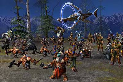 Una de las espectaculares batallas de  Dragonshard. 