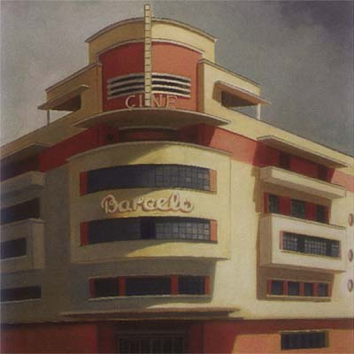 'Cine Barceló' (2005), óleo de Damián Flores Llanos.