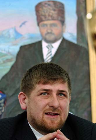 Ramzán Kadírov, en 2004.
