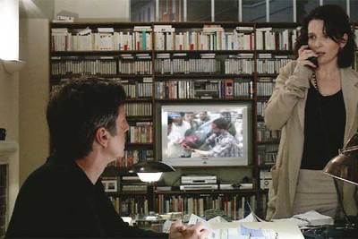 Daniel Auteuil y Juliette Binoche, en  Caché .