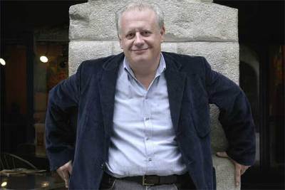 Juan Echanove, durante la presentación de  Visitando al Sr. Green  en Madrid.