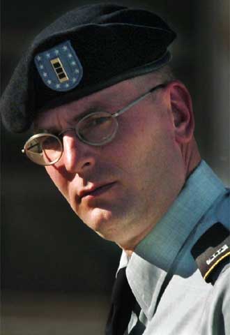 Lewis Welshofer, tras salir de Fort Carson, en Colorado.