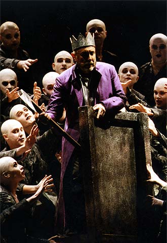 Un momento de la representación en Viena de  Idomeneo,  dirigida musicalmente por Seiji Ozawa.