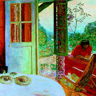  Comedor en el campo  (1913), de Pierre Bonnard, en el Museo de Arte Moderno de París.