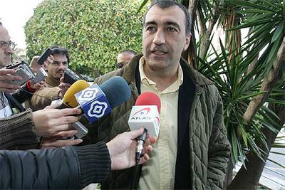 Rafael del Pozo, jefe de la Policía Local de Marbella, al salir del juzgado.