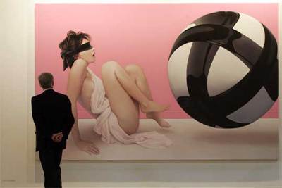  Sin título,  de Luís Coquenão, en la galería Mário Sequeira, de Braga (Portugal).