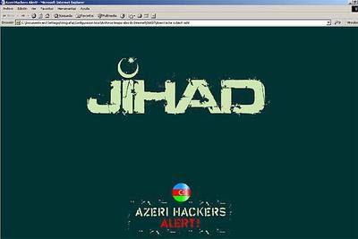 Página  web  manipulada de una empresa danesa de informática.