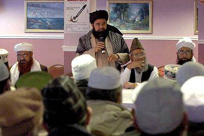 Representantes de mezquitas del Reino Unido participan en una convención en Birmingham.