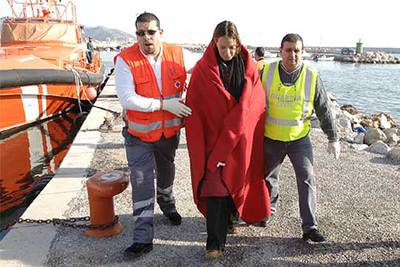 Interceptada una patera en la costa granadina