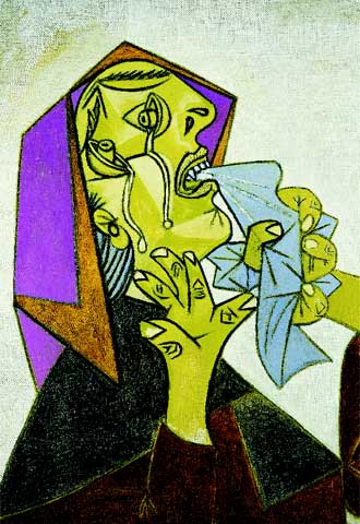  Femme qui pleure  (1937), de Picasso, procedente del Reina Sofía de Madrid.
