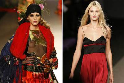 Modelos de Francis Montesinos (a la izquierda) y Ángel Schlesser.