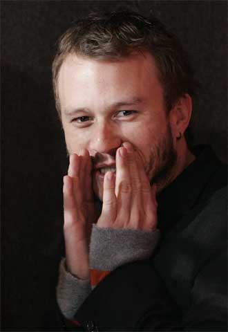 Heath Ledger, en Berlín el pasado miércoles.