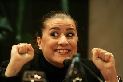 Cecilia Bartoli, ayer en el Teatro Real.