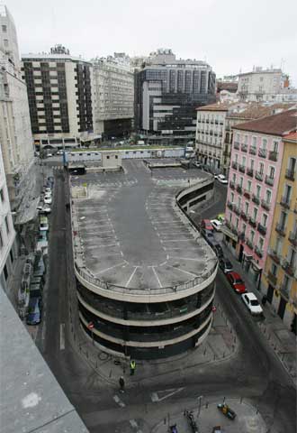 EL APARCAMIENTO DE SANTO DOMINGO, SIN COCHES