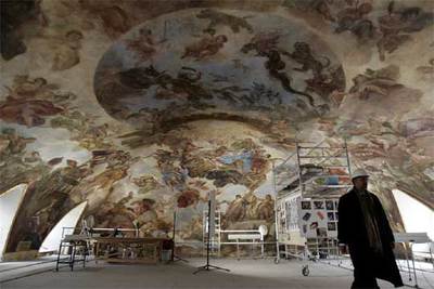  La alegoría del Toisón de oro,  de Lucas Jordán, en el Casón del Buen Retiro.