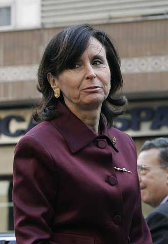 M. Emilia Casas, presidenta del Tribunal Constitucional.