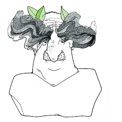 El escritor y académico Francisco Ayala, según Loredano