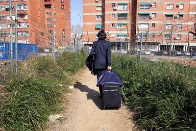 Ejecutivo italiano en busca del salón