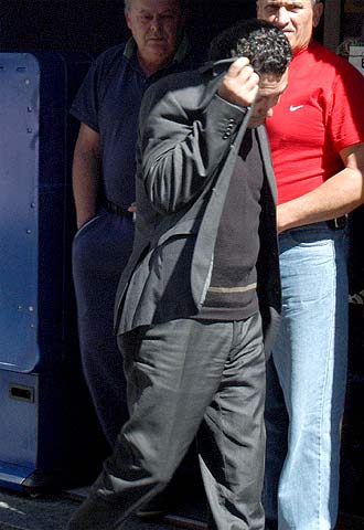 Juan Francisco Gordillo, uno de los acusados en el  caso Faycán,  tras declarar ante el juez el sábado pasado. Quedó en libertad con cargos.