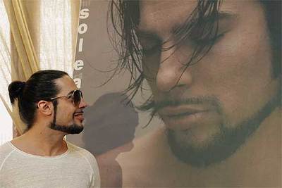 Joaquín Cortés, ayer durante la presentación de  Mi soledad  en Madrid.