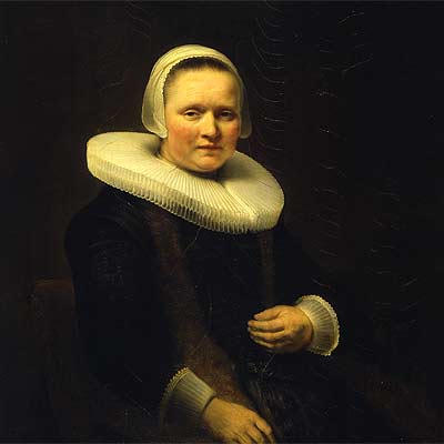  Retrato de Anna Six-Wymer  (1641), de Rembrandt, que se exhibe en la feria de Maastricht.