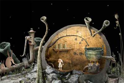 Detalle de  Samorost 2. 