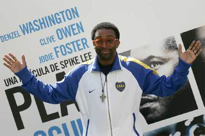 Spike Lee, ayer en Madrid.