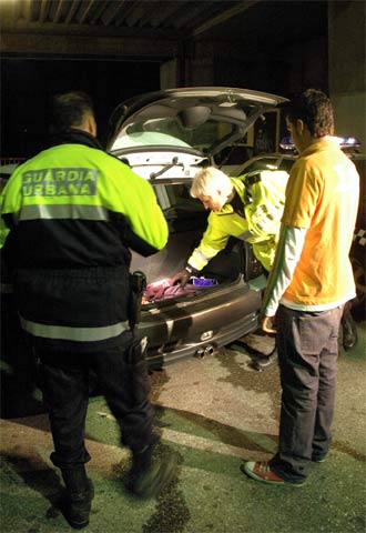 LA GUARDIA URBANA IMPIDE EL 'MACROBOTELLÓN' DE TARRAGONA