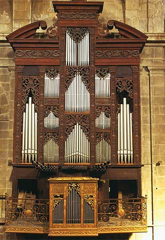 Órgano en restauración