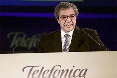 César Alierta, presidente de Telefónica.